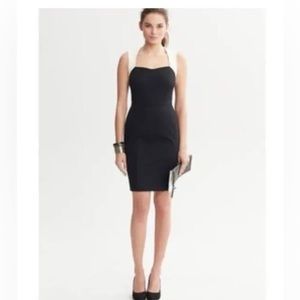 Banana Republic Black and White Pencil Dress